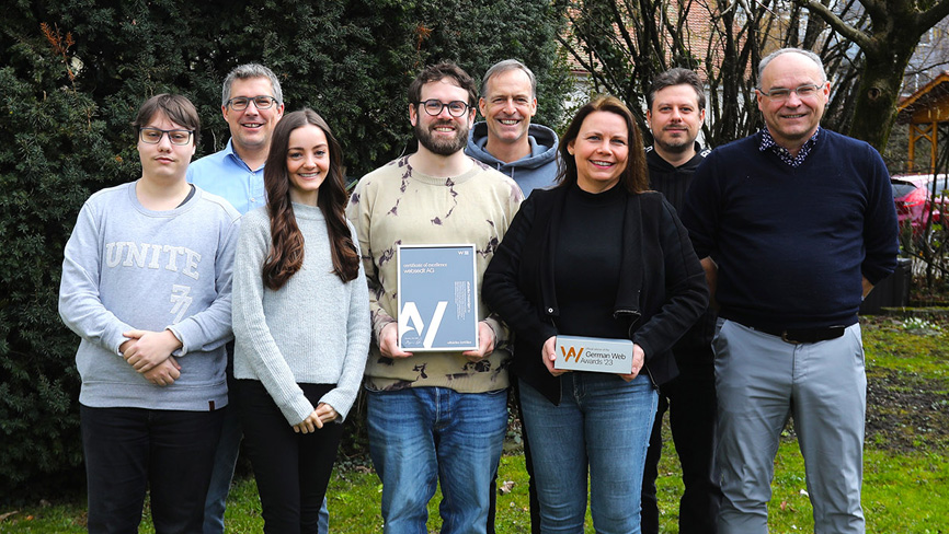 Websedit gewinnt den German Web Award